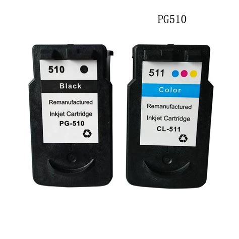 Compatible Pg 510 Cl 511 Ink Cartridge For Canon Pg510 Cl511 Pixma Ip2700 Mp230 Mp250 Mp280