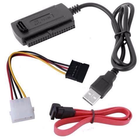 Cable Convertidor Adaptador SATA PATA IDE A USB 2 0 Para Disco Duro De