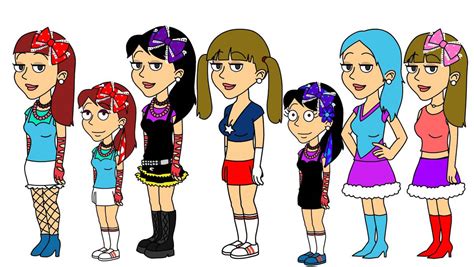 7 Girls. Characters from GoAnimate by Macknasir on DeviantArt