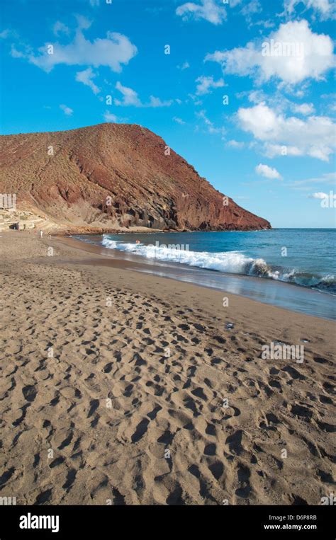 Playa De La Tejita Beach Near El Medano Town Tenerife Island The Canary