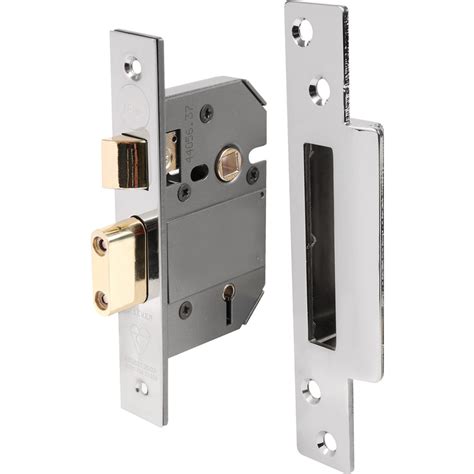 Yale Bs 5 Lever Mortice Sashlock 64mm Polished Chrome Toolstation