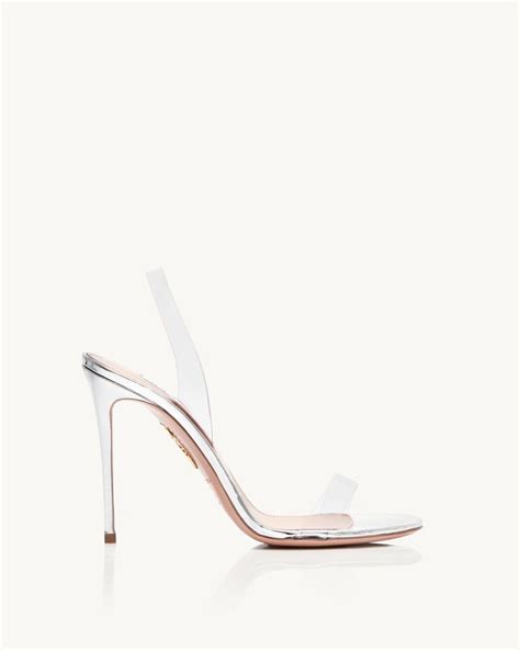 So Nude Plexi Sandal 105 Aquazzura Official