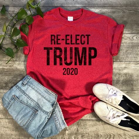 Re Elect Trump 2020 T Shirt Make America Great Trump Shirt Etsy