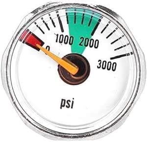 Amazon Upgraded Paintball Pressure Gauge 3000Psi 5000Psi