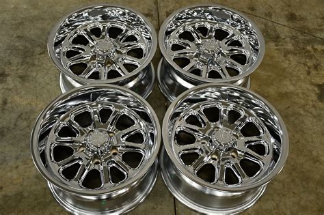 Set Us Mag U Rambler X X Chrome Plated Wheels Mm Rims Ebay