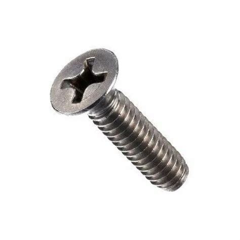 Round Mild Steel CSK Phillips Machine Screw, for Furniture at Rs 140/kg ...