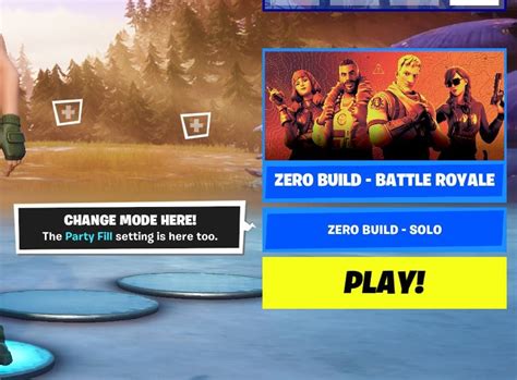 Use Fortnites New Sub Modes Feature To Easily Change Game Modes