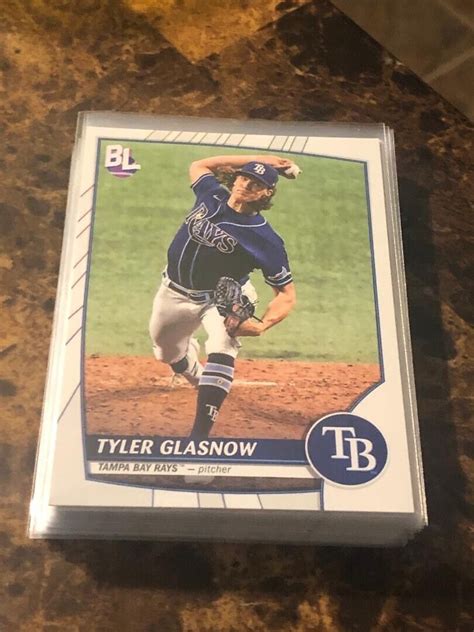 Y23 1 2023 Big League Baseball Tyler Glasnow Tampa Bay Rays EBay