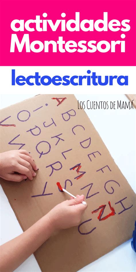 Ense Ar A Leer Y Escribir Con Montessori Actividades Educativas Hot