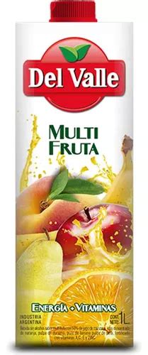 Pack X 6 Unid Jugo Multifruta 1 Lt Del Valle Jugos P Bebe