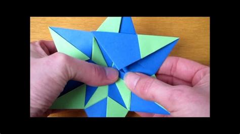 Origami Modular Mennorode Star Carmen Sprung Tutorial