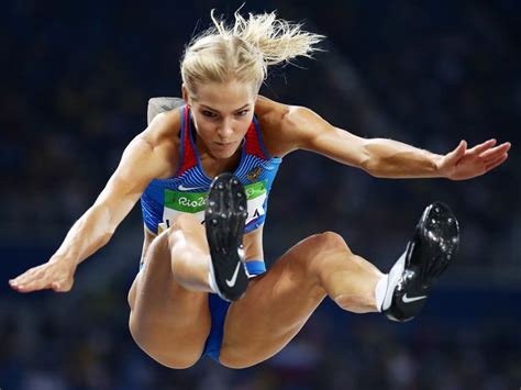 Russias Sole Track And Field Athlete Darya Klishina Finishes Ninth In Long Jump Athletics