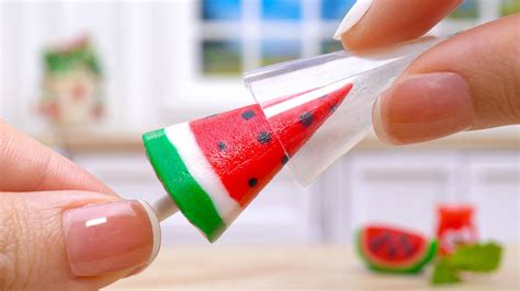 Coolest Miniature Watermelon Ice Cream Recipe 🍉🍧 Fresh Tiny Dessert Tutorial By Tiny Cakes