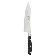 Cuchillo Santoku Acero Inoxidable Arcos Riviera 180 Mm Color Negro Con