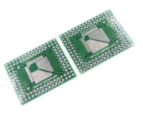 Pcs X Cm Pcb Veroboard Pin Strip Vero Board Smd Qfp Tqfp Lqfp Fqfp