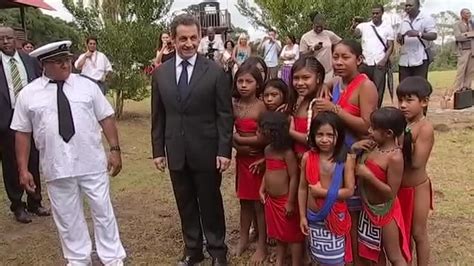 Visite De Nicolas Sarkozy En Guyane Mediaclip