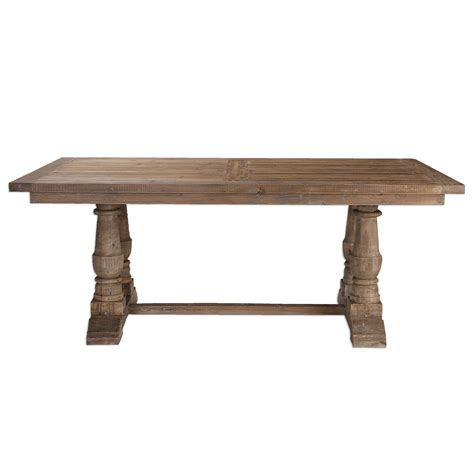 Uttermost Stratford Salvaged Wood Dining Table Scout And Nimble