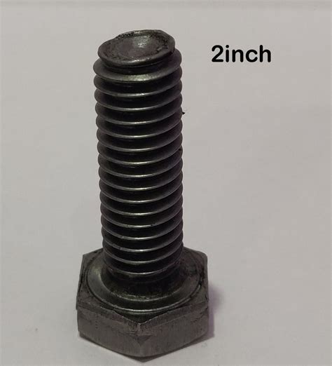 2inch Mild Steel Hex Bolt Size 1 2 Inch At Rs 73 Kg In Tiruvallur