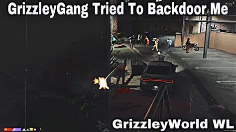 Gg Tried To Backdoor Me Grizzleyworld Whitelist Gta Rp Youtube