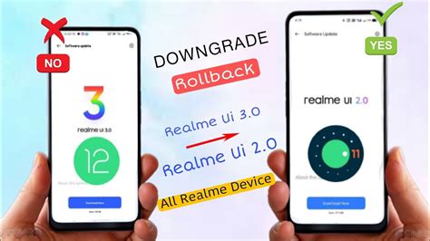 Downgrade Realme Ui To Realme Ui Official Method Rollback