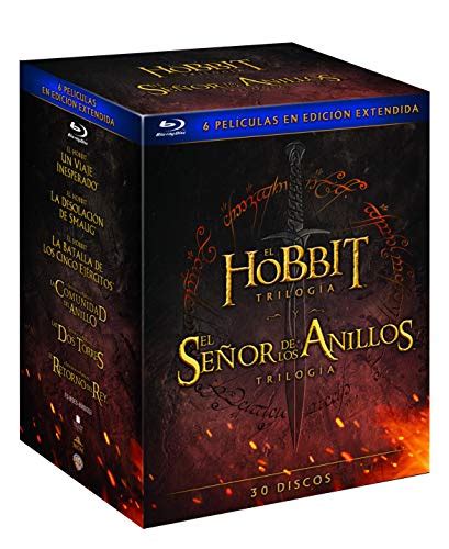 El Hobbit Trilogia El Senor De Los Anillos Trilogia 30 Discos