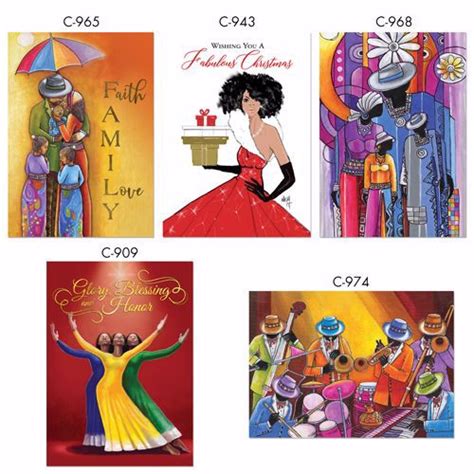 Niyae.com: African American Christmas Cards Assortment