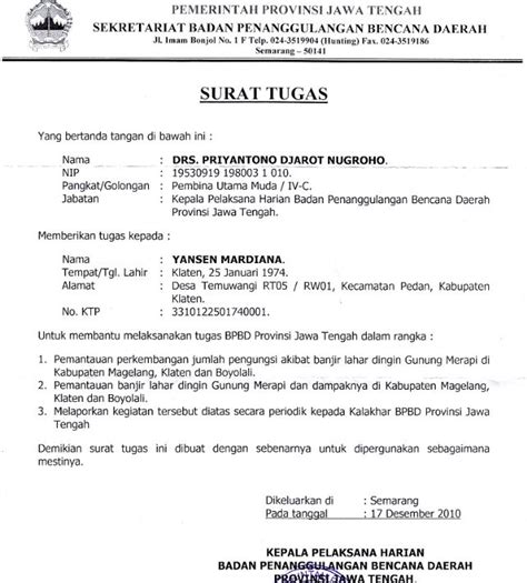 Contoh Surat Tugas Mengikuti Pelatihan Homecare24