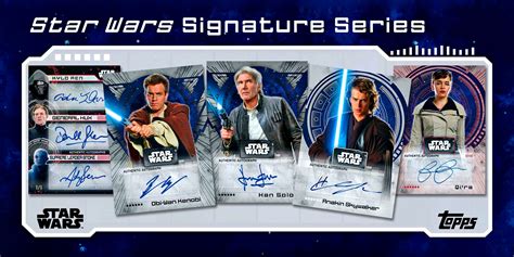 2022 Topps Star Wars Signature Series Trading Cards Checklist