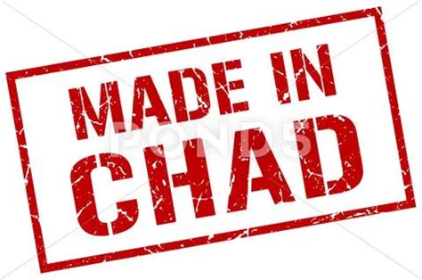 Made In Chad Stamp Stock Illustration Graphic