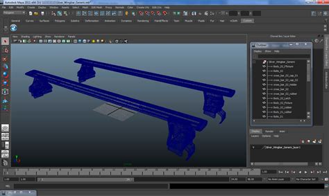 3D Silver Wingbar Generic - TurboSquid 1317984