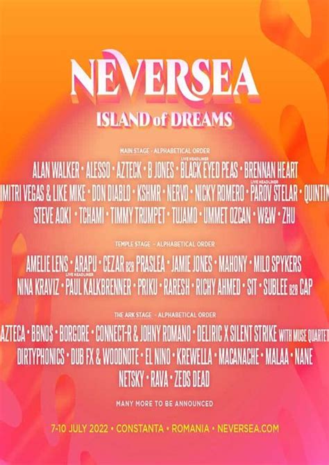 Bilete Neversea Festival Iul Neversea Beach