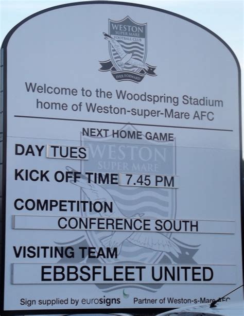 The Wycombe Wanderer: Weston-Super-Mare FC - Woodspring Stadium