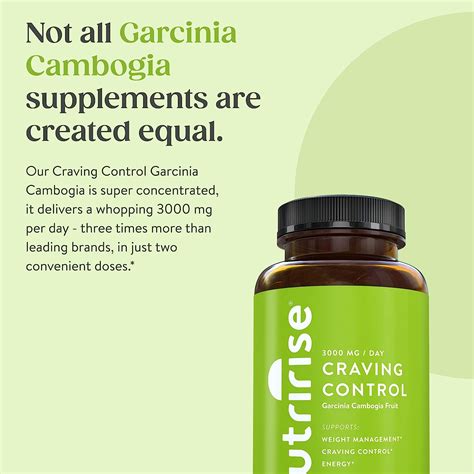 Nutririse Extracto Puro De Garcinia Cambogia Control De Antojos