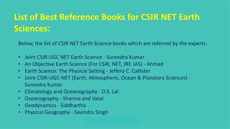 PPT Top Recommended Books For CSIR NET Exam PowerPoint Presentation