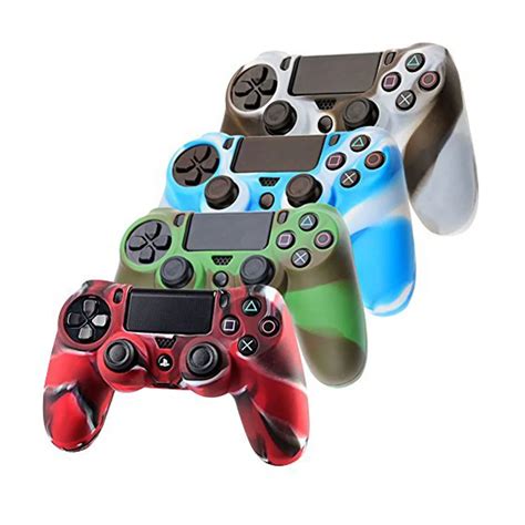 Silicone Game Controller Protector for PlayStation 4 Skin Case Gamepad ...