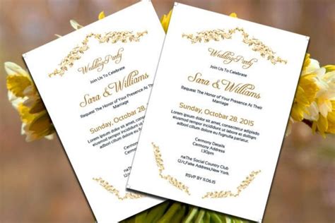 Wedding Invitation Card Template Graphic By Sistecbd · Creative Fabrica