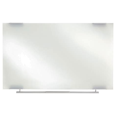 Clarity Glass Dry Erase Board With Aluminum Trim 60 X 36 White