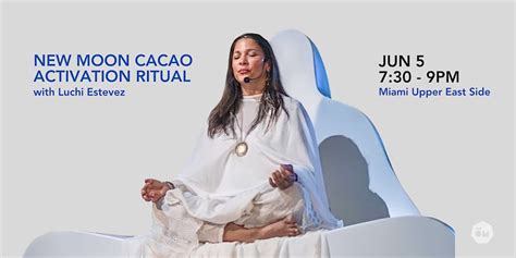 New Moon Cacao Activation Ritual Breathe Miami