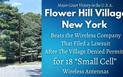 Victory in Flower Hill, NY: Community Beats Wireless Company’s Federal ...