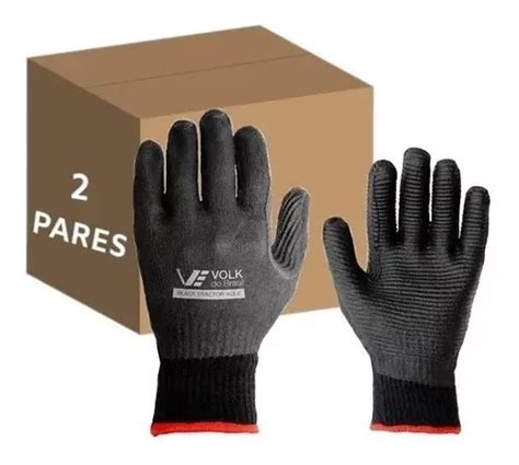 2 Par Luva Anticorte E Alta Temperatura Black Tractor Volk