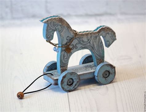 Интерьерная игрушка, деревянная лошадка, игрушка из дерева в интернет ...
