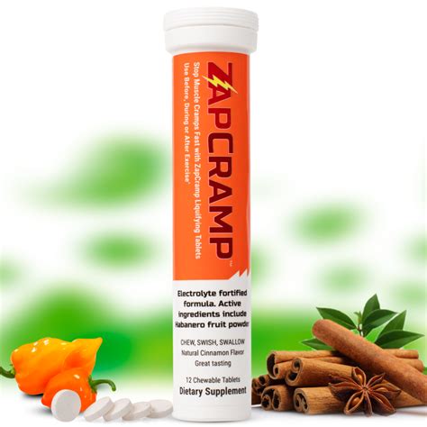 ZapCramp Muscle Cramp Tablets – Liquifying Tablets for Body and Leg Cramps Relief – Zapcramp