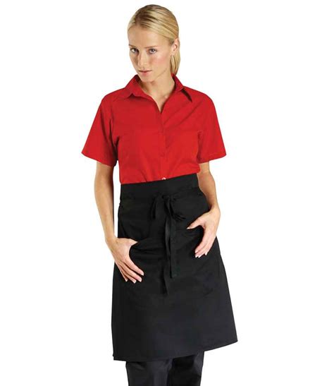 Dennys Waist Apron With Pocket Name Droppers Printing And