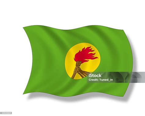 Illustration Flag Of Zaire 19711997 Stock Photo - Download Image Now ...