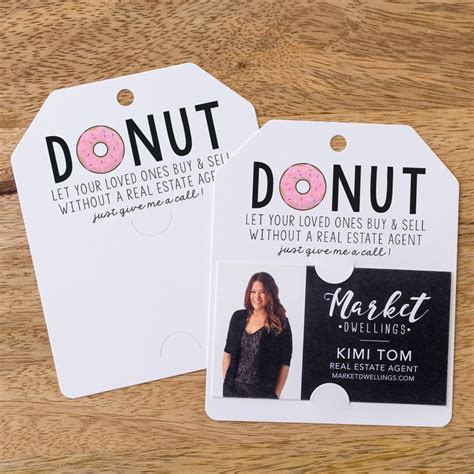 Donut Let Your Loved Ones Pop By Gift Tags Gt Realtor