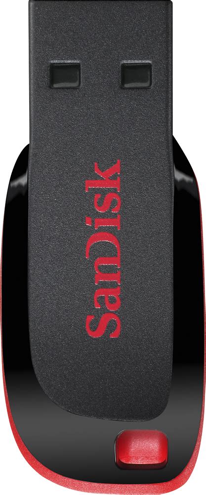 Best Buy SanDisk Cruzer Blade 32 GB USB 2 0 Flash Drive Black SDCZ50