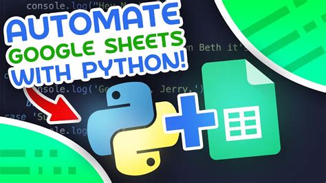 Automate Google Sheets With Python Google Sheets API Tutorial YouTube