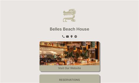 Belles Beach Houses Flowpage
