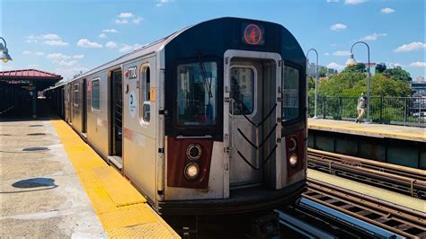 MTA IRT Lexington Av Line 4 Train Action At Mt Eden Av R142A And