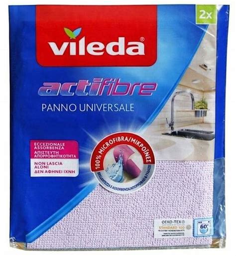 Vileda Ścierka Actifibre 2szt 148310 Niebieska i Fioletowa ERLI pl